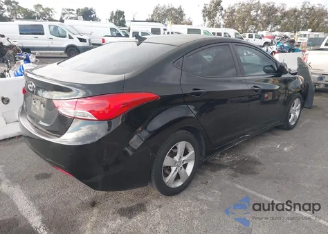 2012 Hyundai Elantra Gls (Ulsan Plant) из США, поврежденный, VIN KMHDH4AE6CU191203